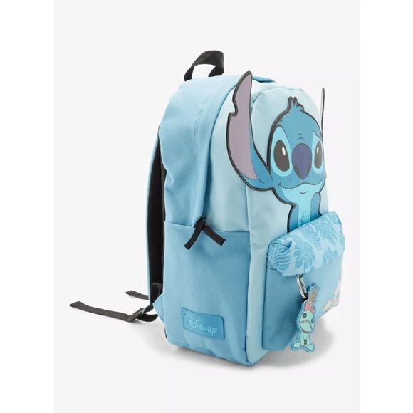 Disney Lilo & Stitch 3D Stitch with Scrump Keyring Backpack main image 4
